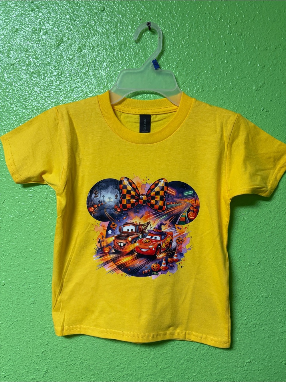 T-shirt with Cars characters